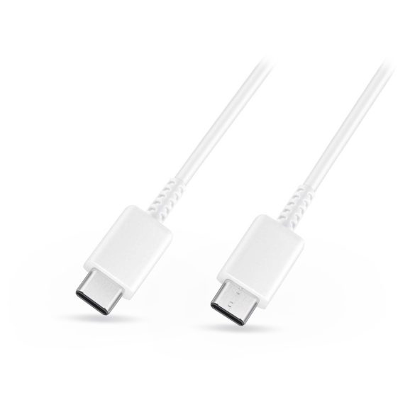 Samsung gyári USB Type-C - USB Type-C adat- és töltőkábel 100 cm-es vezetékkel  -EP-DG977BWE - fehér (ECO csomagolás)