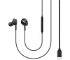 Samsung gyári sztereó felvevős fülhallgató - EO-IC100BBE tuned by AKG - Type-C  csatlakozó - fekete (ECO csomagolás)