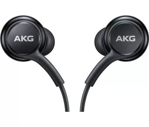 Samsung gyári sztereó felvevős fülhallgató - EO-IC100BBE tuned by AKG - Type-C  csatlakozó - fekete (ECO csomagolás)