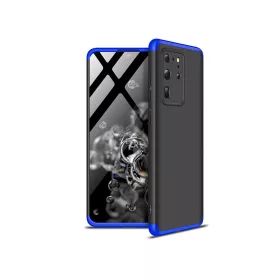   Samsung G988F Galaxy S20 Ultra hátlap - GKK 360 Full Protection 3in1 - fekete/kék