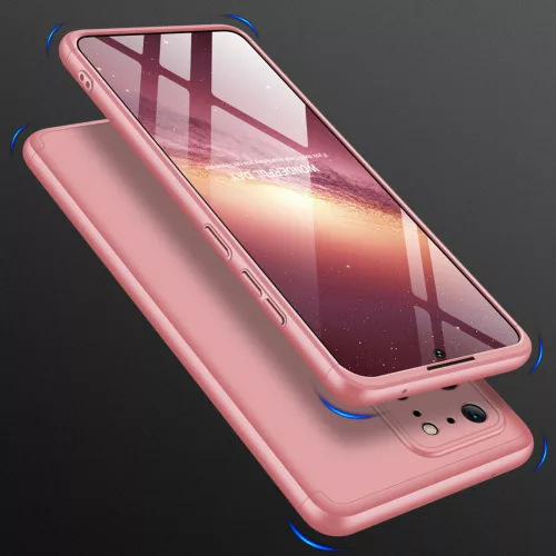Samsung G988F Galaxy S20 Ultra hátlap - GKK 360 Full Protection 3in1 - rose gold