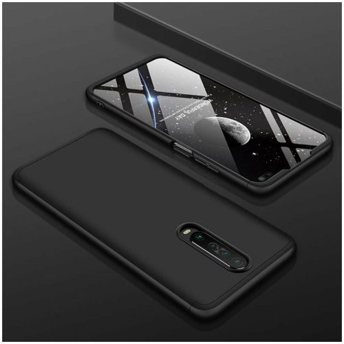 Xiaomi Poco X2 hátlap - GKK 360 Full Protection 3in1 - fekete