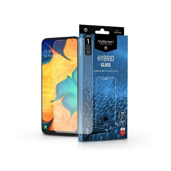 Samsung A305F Galaxy A30/A30s/A20/A50/M30 rugalmas üveg képernyővédő fólia -    MyScreen Protector Hybrid Glass - átlátszó