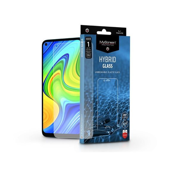 Xiaomi Redmi Note 9/Redmi Note 9T/Redmi 10X 4G rugalmas üveg képernyővédő fólia - MyScreen Protector Hybrid Glass - átlátszó