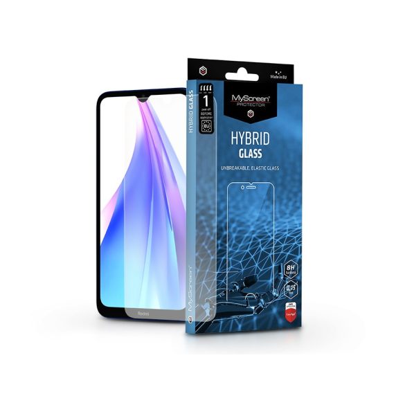 Xiaomi Redmi Note 8T rugalmas üveg képernyővédő fólia - MyScreen Protector      Hybrid Glass - átlátszó