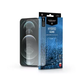   Apple iPhone 12 Pro Max rugalmas üveg képernyővédő fólia - MyScreen Protector Hybrid Glass - átlátszó