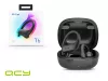 QCY Bluetooth sztereó TWS sport headset v5.0 + töltő dokkoló - QCY T6 TWSSport Bluetooth Earbuds - fekete