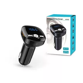   Extreme Bluetooth FM-transmitter/szivargyújtó töltő - USB QC3.0 + microSD / TF-kártya / Pendrive olvasó - Extreme BC40Q - fekete