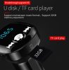 Extreme Bluetooth FM-transmitter/szivargyújtó töltő - USB QC3.0 + microSD / TF-kártya / Pendrive olvasó - Extreme BC40Q - fekete