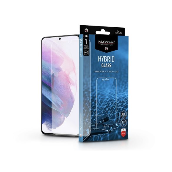 Samsung G996F Galaxy S21+ rugalmas üveg képernyővédő fólia - MyScreen Protector Hybrid Glass - átlátszó