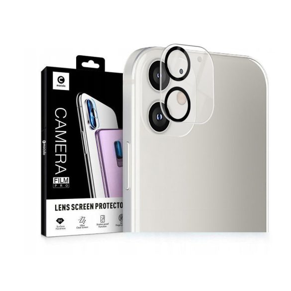 Mocolo TG+ hátsó kameralencse védő edzett üveg - Apple iPhone 12 - átlátszó