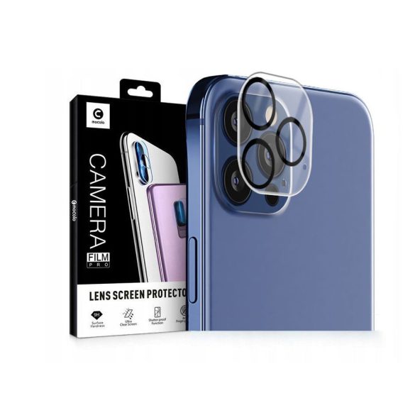 Mocolo TG+ hátsó kameralencse védő edzett üveg - Apple iPhone 12 Pro - átlátszó
