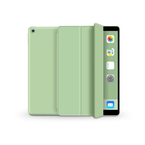 Apple iPad 10.2 (2019/2020/2021) tablet tok (Smart Case) on/off funkcióval -    Tech-Protect -  kaktusz zöld (ECO csomagolás)