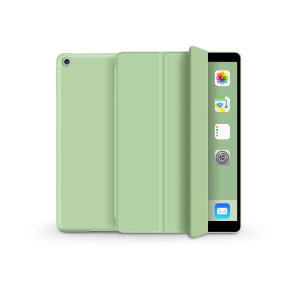 Apple iPad 10.2 (2019/2020/2021) tablet tok (Smart Case) on/off funkcióval -    Tech-Protect -  kaktusz zöld (ECO csomagolás)