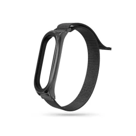  Xiaomi Mi Smart Band 5/Mi Smart Band 6 aktivitásmérőhöz nylon textil szíj - fekete