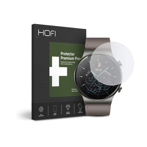 HOFI Glass Pro+ üveg képernyővédő fólia - Huawei Watch GT 2 Pro - átlátszó