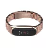 Xiaomi Mi Smart Band 5/Mi Smart Band 6 aktivitásmérőhöz fém szíj rozsdamentes acélból - rose gold
