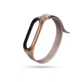   Xiaomi Mi Smart Band 5/Mi Smart Band 6 aktivitásmérőhöz csuklópánt - Nylon - rose gold