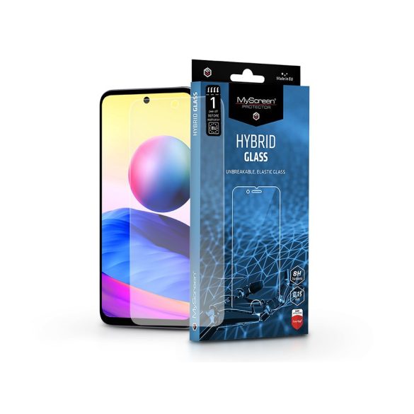 Xiaomi Redmi Note 10 5G/Poco M3 Pro 5G rugalmas üveg képernyővédő fólia -       MyScreen Protector Hybrid Glass - átlátszó