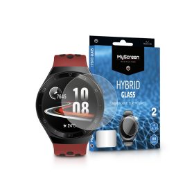   Huawei Watch GT 2E rugalmas üveg képernyővédő fólia - MyScreen Protector Hybrid Glass - 2 db/csomag - átlátszó