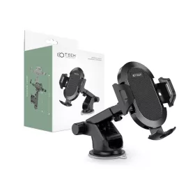   Univerzális műszerfalra/szélvédőre helyezhető PDA/GSM autós tartó - Tech-Protect Universal Dash and Windshield Car Mount - fekete