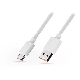   USB - USB Type-C gyári adat- és töltőkábel 100 cm-es vezetékkel - Huawei H2043  SuperCharge Type-C - 6A - fehér (ECO csomagolás)