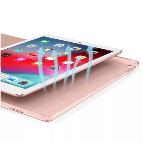 Apple iPad 10.2 (2019/2020/2021) tablet tok (Smart Case) on/off funkcióval -    Tech-Protect - pink (ECO csomagolás)