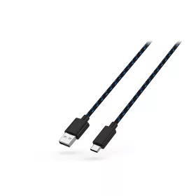   Venom USB-A - USB Type-C töltőkábel 1 m-es vezetékkel - fekete/kék - ECO        csomagolás