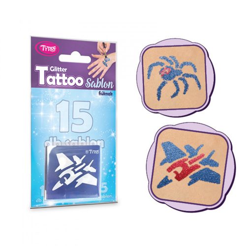 Sablon szett - fiúknak - 15 db-os (TY50107)