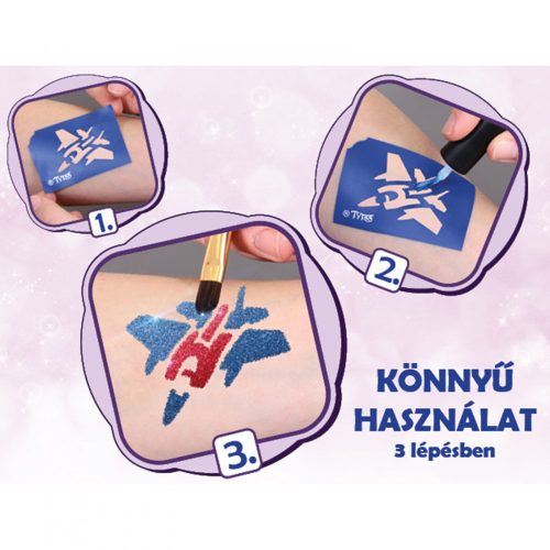 Sablon szett - fiúknak - 15 db-os (TY50107)