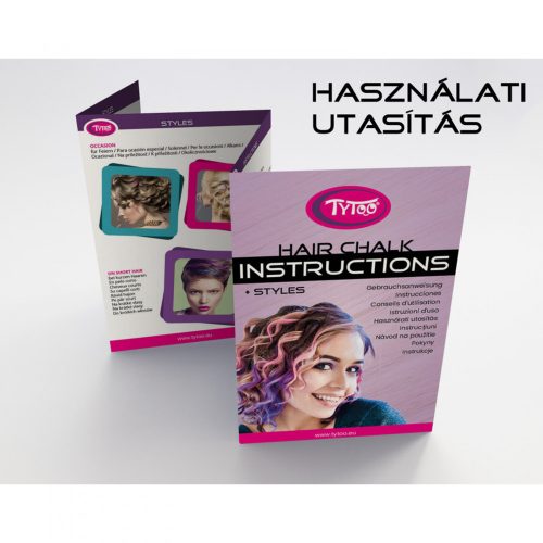 Hajszínező kréta - 4 szín - Tropial sunset (TY50109)