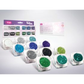 Csillámpor szett - hideg színek válogatása (TY50145)