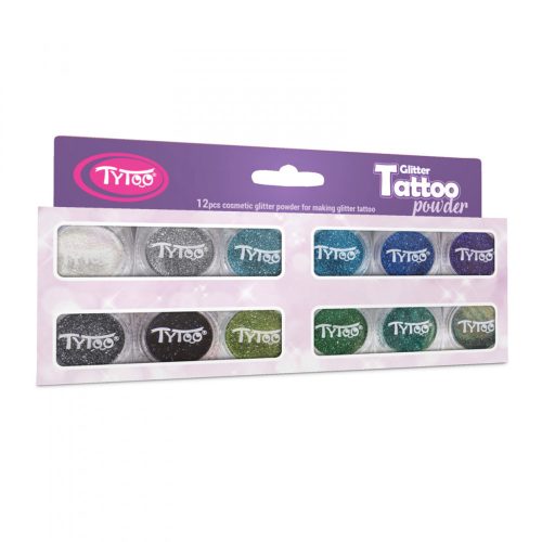 Csillámpor szett - hideg színek válogatása (TY50145)