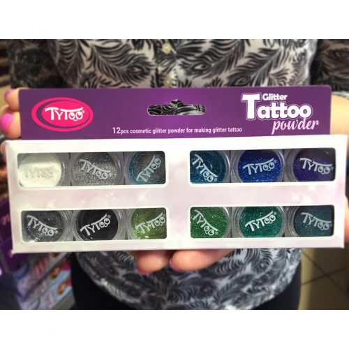 Csillámpor szett - hideg színek válogatása (TY50145)