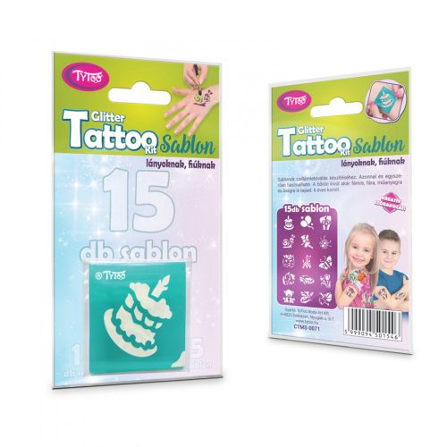 Sablon szett - szülinapos - 15 db-os (TY50154)
