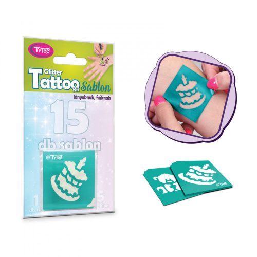 Sablon szett - szülinapos - 15 db-os (TY50154)