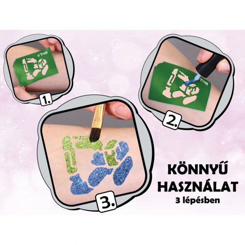 Sablon szett - járművek - 15 db-os (TY50155)