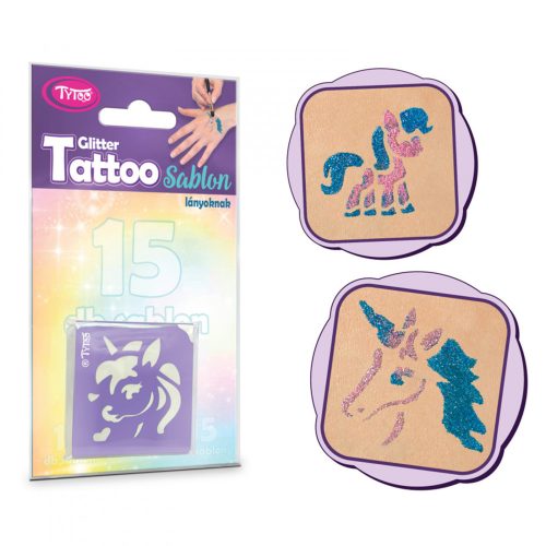 Lovak és Unikornisok sablon szett - 15 db-os (TY50156)