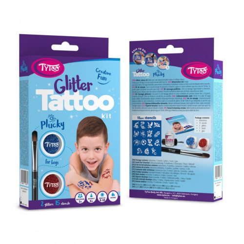 TyToo Plucky csillámtetoválás szett (TY50178)