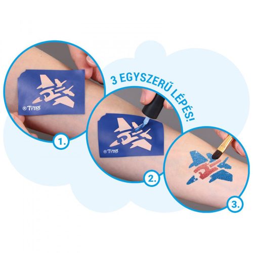 TyToo Plucky csillámtetoválás szett (TY50178)