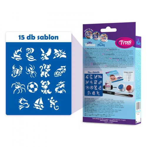 TyToo Plucky csillámtetoválás szett (TY50178)