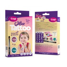   Tytoo lovak és unikornisok csillámtetoválás szett (TY50179)