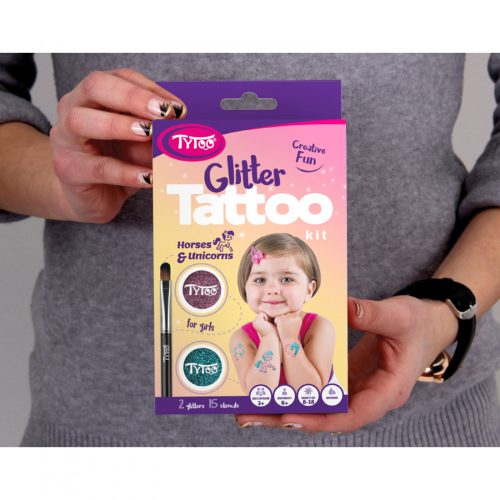 Tytoo lovak és unikornisok csillámtetoválás szett (TY50179)