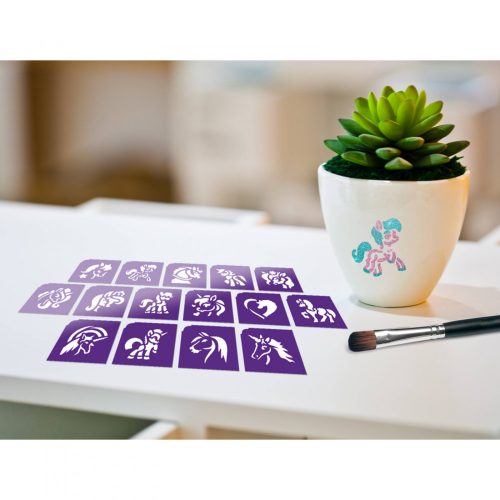 Tytoo lovak és unikornisok csillámtetoválás szett (TY50179)