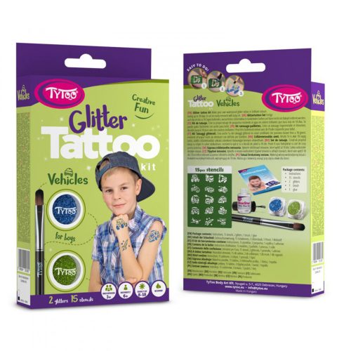 TyToo Járművek Csillámtetoválás szett (TY50180)
