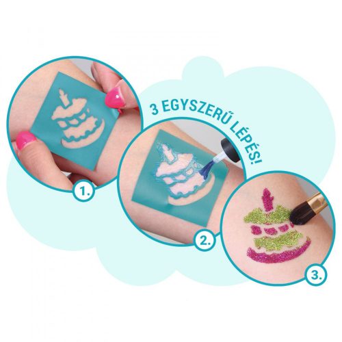 TyToo Boldog Születésnapot csillámtetoválás szett (TY50181)