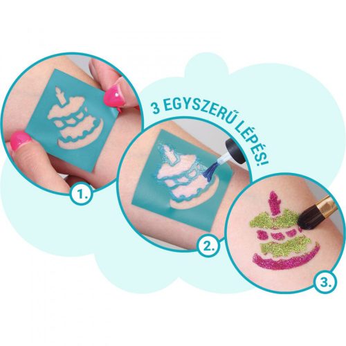 TyToo Boldog Születésnapot csillámtetoválás szett (TY50181)