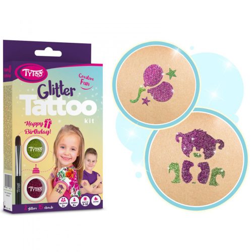 TyToo Boldog Születésnapot csillámtetoválás szett (TY50181)