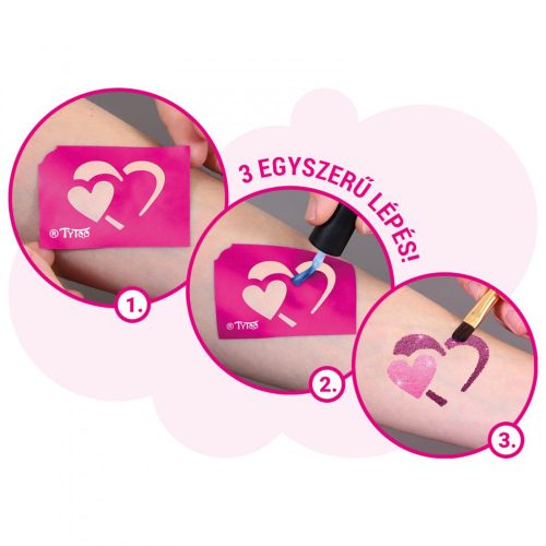 TyToo Glamorous csillámtetoválás szett (TY50182)