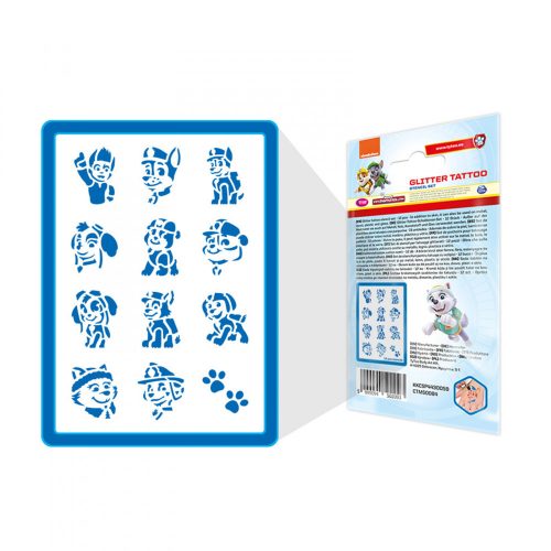 Mancs őrjárat sablon szett - 12 db-os (TY50209)